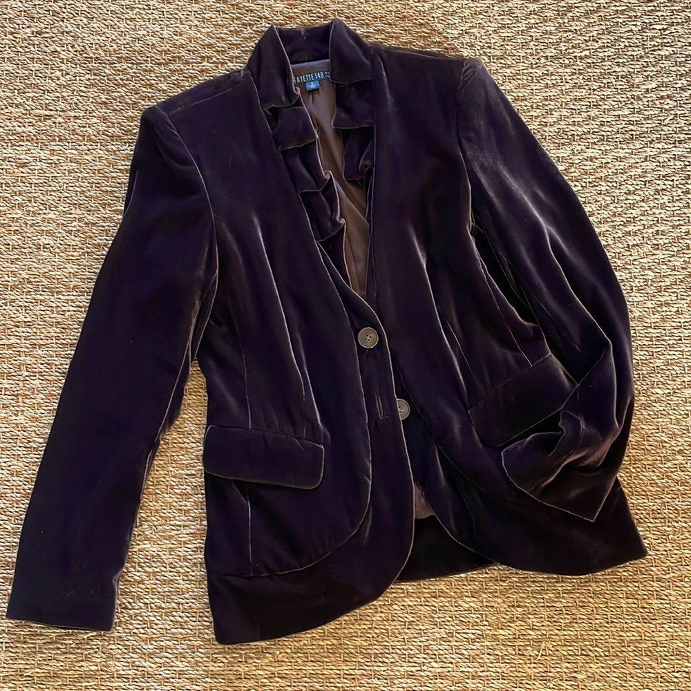 Beautiful brown Lafayette silk blend Blazer 6